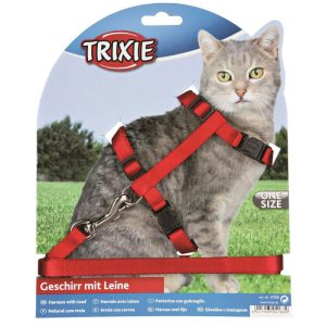 Trixie Katzengeschirr mit Leine 26-43 cm / 10 mm Leine 1,20 m Trixie Katzengeschirr mit Leine 26-43 cm / 10 mm Leine 1,20 m