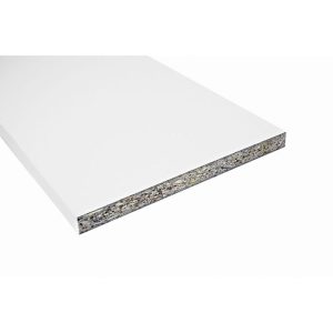 Möbelbauplatte 2630 x 400 x 19 mm weiß Möbelbauplatte 2630 x 400 x 19 mm weiß