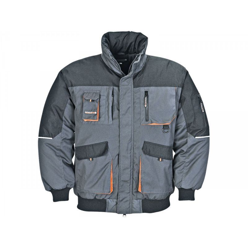 Herren Pilotenjacke Größe XL grau