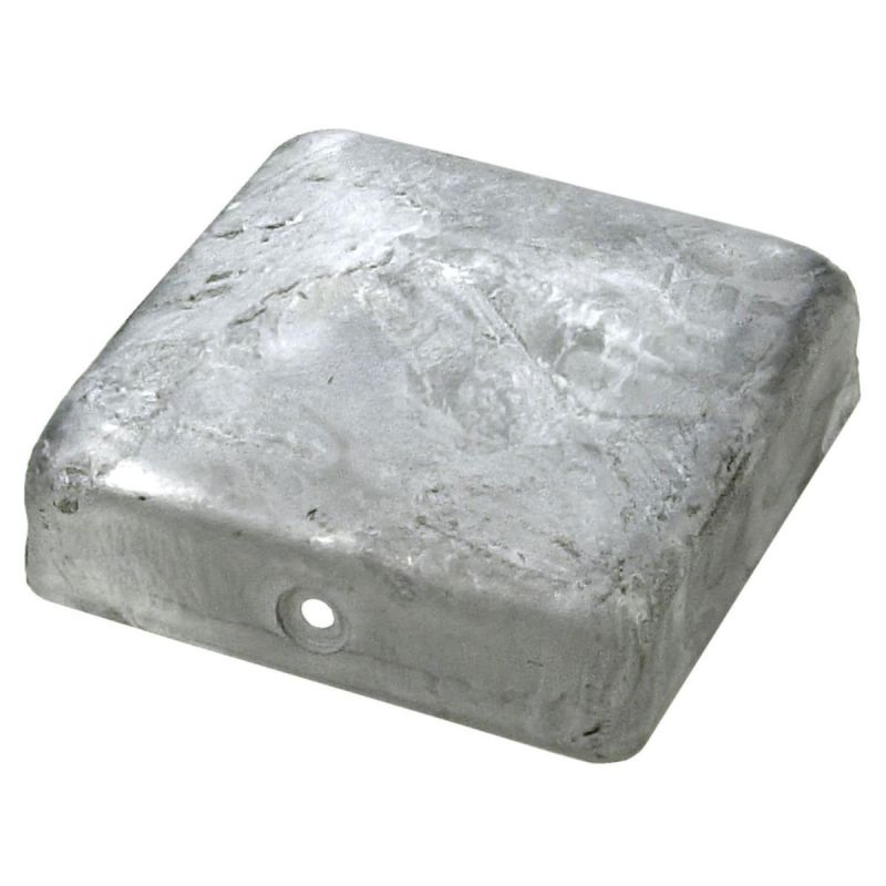 Connex Pfostenkappe ohne Kugel 7 x 7 cm feuerverzinkt