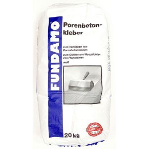 Fundamo Porenbetonkleber 20 kg Fundamo Porenbetonkleber 20 kg