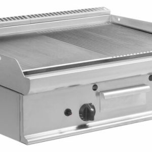 SARO Gas-Griddleplatte, 1/2 glatt + 1/2 gerillt-, E7/KTG2BBM
