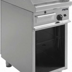 SARO Gas-Griddleplatte mit offenem Unterbau E7/KTG1BAR