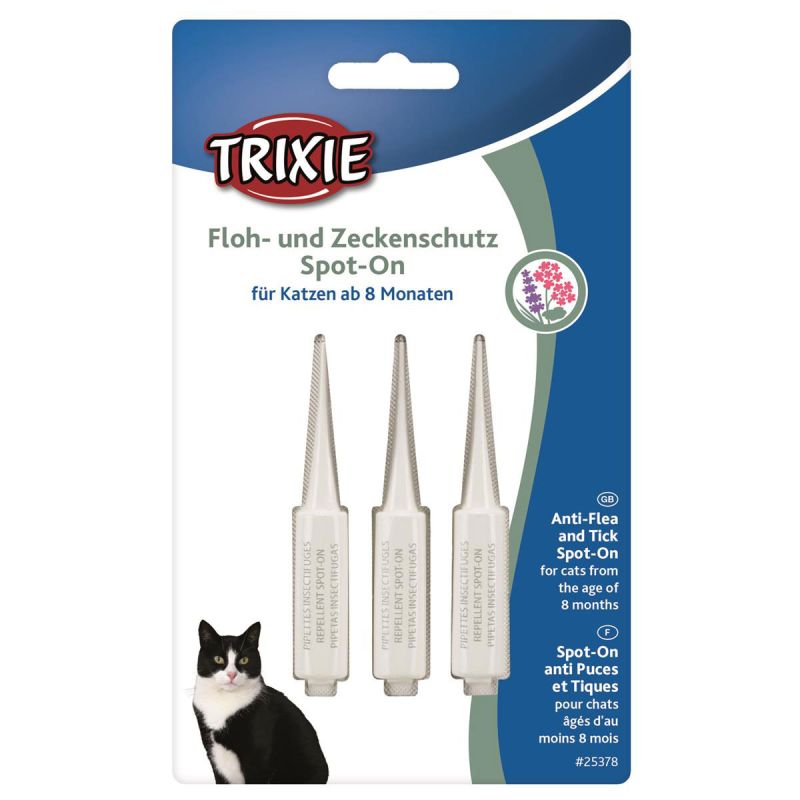 Trixie Floh/Zeckenschutz Spot-On für Katzen ab 8 Monaten