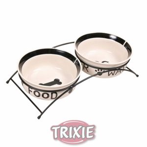 Trixie Dog Eat on Feet Napf-Set 2×0,6l ø15 cm Trixie Dog Eat on Feet Napf-Set 2×0,6l ø15 cm