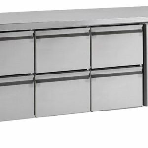 NordCap Kühltisch KTM3, 6 Schubladen 1/2GN, 1795x700x860mm NordCap Kühltisch KTM3, 6 Schubladen 1/2GN, 1795x700x860mm