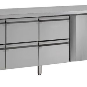 NordCap Kühltisch KTM4, 1 Türen, 6 Schubladen GN1/2, 2230x700x860mm NordCap Kühltisch KTM4, 1 Türen, 6 Schubladen GN1/2, 2230x700x860mm