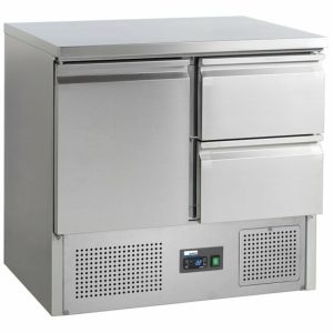 NordCap Universalkühltisch KT 9 1T-2Z,1 Tür, 2x 1/2 Schubladen NordCap Universalkühltisch KT 9 1T-2Z,1 Tür, 2x 1/2 Schubladen
