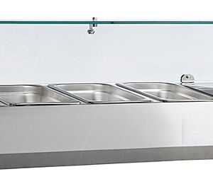 NordCap COOL-LINE Kühlaufsatz PA 14-120 für 5x GN 1/4 NordCap COOL-LINE Kühlaufsatz PA 14-120 für 5x GN 1/4