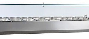 Kühlaufsatz RX 1500, 1500x395x430 mm, für 6x GN 1/3 Kühlaufsatz RX 1500, 1500x395x430 mm, für 6x GN 1/3