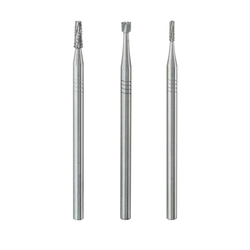 Proxxon Micromot Hartmetall-Fräsersatz Zylinder Kegel Walze 3-teilig
