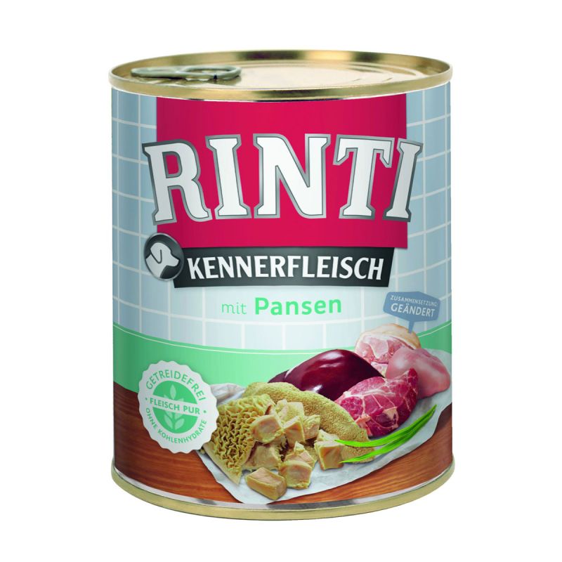 Rinti Dose Kennerfleisch Pansen 800g