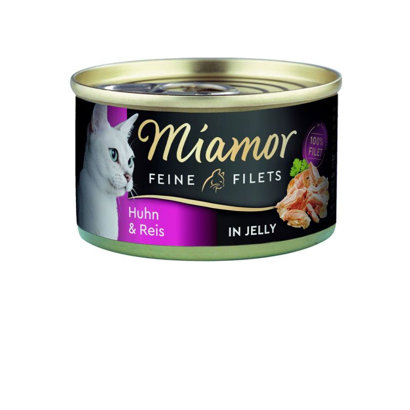 Feine Filets Huhn und Reis 100g Dose