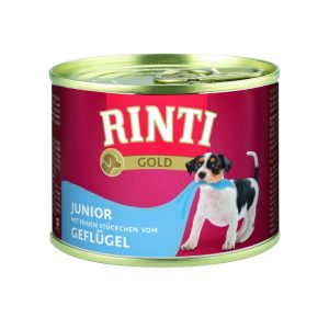 Rinti Hundefutter Gold Junior Geflügel 185 g Dose Rinti Hundefutter Gold Junior Geflügel 185 g Dose