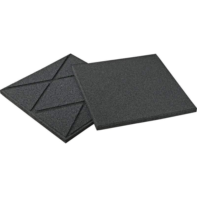 Unisoft Fallschutzplatte 500 x 500 x 30 mm schwarz