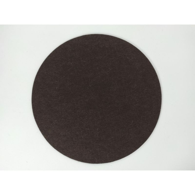 Platzset Filz Durchmesser 35 cm dunkelbraun