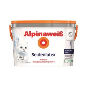 Alpina weiß Seidenlatex 10 L Alpina weiß Seidenlatex 10 L