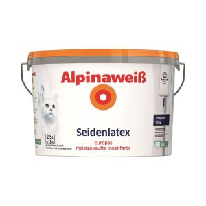 Alpina weiß Seidenlatex 2,5 L Alpina weiß Seidenlatex 2,5 L