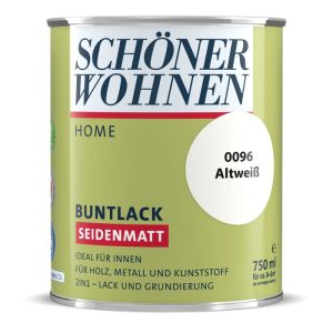Schöner Wohnen Farbe Buntlack Home Altweiß seidenmatt 750 ml Schöner Wohnen Farbe Buntlack Home Altweiß seidenmatt 750 ml