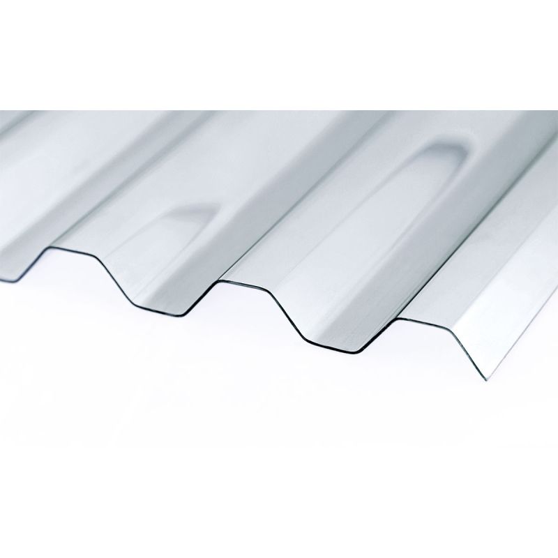 PVC Wellplatte Trapez klar 200 x 90 cm