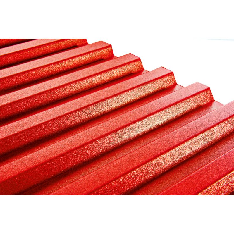 gutta PVC-Wellplatte Trapez rot 200 x 90 cm