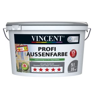 Vincent Profi Außenfarbe 5 L Vincent Profi Außenfarbe 5 L