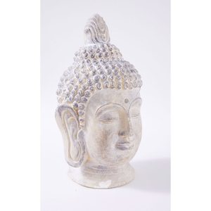 Buddha-Kopf creme antikes Finish Buddha-Kopf creme antikes Finish