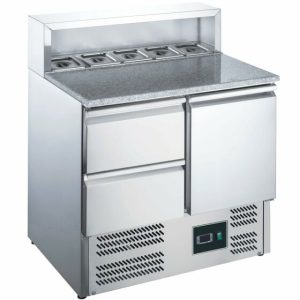 SARO Pizzatisch Kühltisch EPS900 1/2, Breite 903mm SARO Pizzatisch Kühltisch EPS900 1/2, Breite 903mm