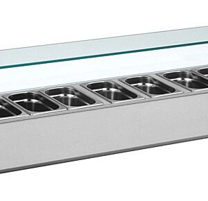 NORDCAP Pizzakühltisch-Aufsatz A2020 für 9x GN1/4, Breite 2020mm NORDCAP Pizzakühltisch-Aufsatz A2020 für 9x GN1/4, Breite 2020mm