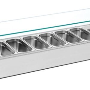 NORDCAP Pizzakühltisch-Aufsatz A2020 für 8x GN1/3, Breite 2020mm NORDCAP Pizzakühltisch-Aufsatz A2020 für 8x GN1/3, Breite 2020mm