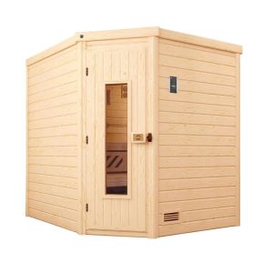 Weka  Elementsauna Varberg Größe 3 Sparset 7,5 kW OS Massivholztuer