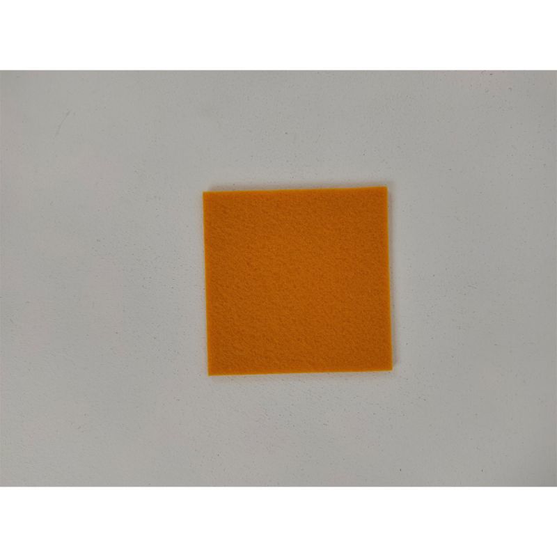 Untersetzer Filz 10 x 10 cm gelb