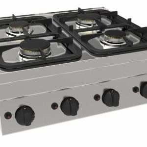 NordCap Gasherd GH6 / 4FLT, 4 Brenner 13,2kW, Breite 700mm NordCap Gasherd GH6 / 4FLT, 4 Brenner 13,2kW, Breite 700mm