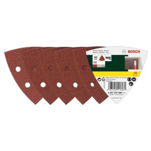 Bosch Deltaschleifblatt Korund K60 9,3 cm 25 Stück Bosch Deltaschleifblatt Korund K60 9,3 cm 25 Stück