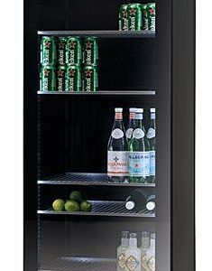NordCap Glastürkühlschrank MG185, 344L, 595x610x1850mm NordCap Glastürkühlschrank MG185, 344L, 595x610x1850mm