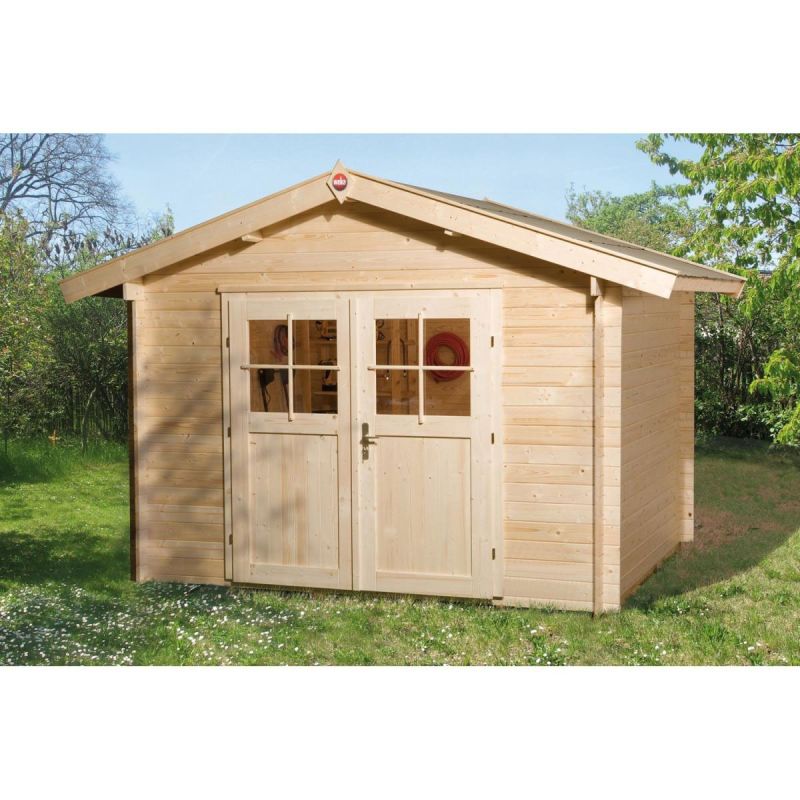 Weka Gartenhaus Premium 28 mm Doppeltür 250 x 200 cm
