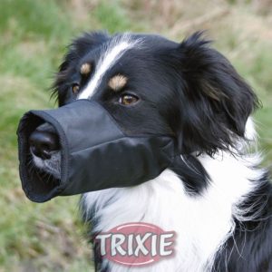 Trixie  Maulkorb Polyester schwarz S-M 20 cm