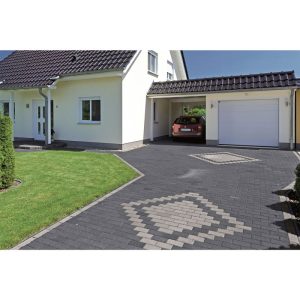 Lusit Rechteckpflaster mit Fase anthrazit 10 x 20 x 8 cm Lusit Rechteckpflaster mit Fase anthrazit 10 x 20 x 8 cm
