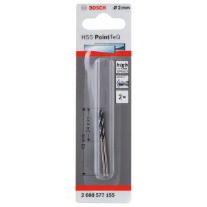 Bosch HSS-Spiralbohrer PointTeQ 2,0 mm Bosch HSS-Spiralbohrer PointTeQ 2,0 mm