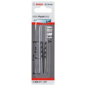 Bosch HSS-Spiralbohrer PointTeQ 2,6 mm Bosch HSS-Spiralbohrer PointTeQ 2,6 mm