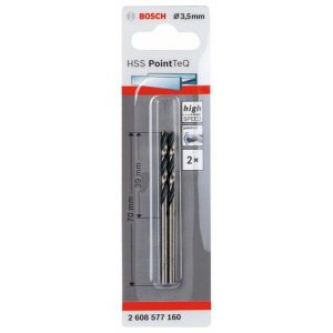 Bosch HSS-Spiralbohrer PointTeQ 3,5 mm Bosch HSS-Spiralbohrer PointTeQ 3,5 mm