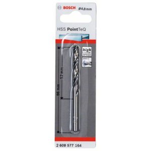 Bosch HSS-Spiralbohrer PointTeQ 4,8 mm Bosch HSS-Spiralbohrer PointTeQ 4,8 mm