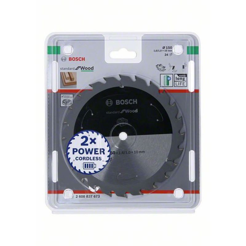 Bosch Kreissägeblatt Holz 150 mm 24 Zähne