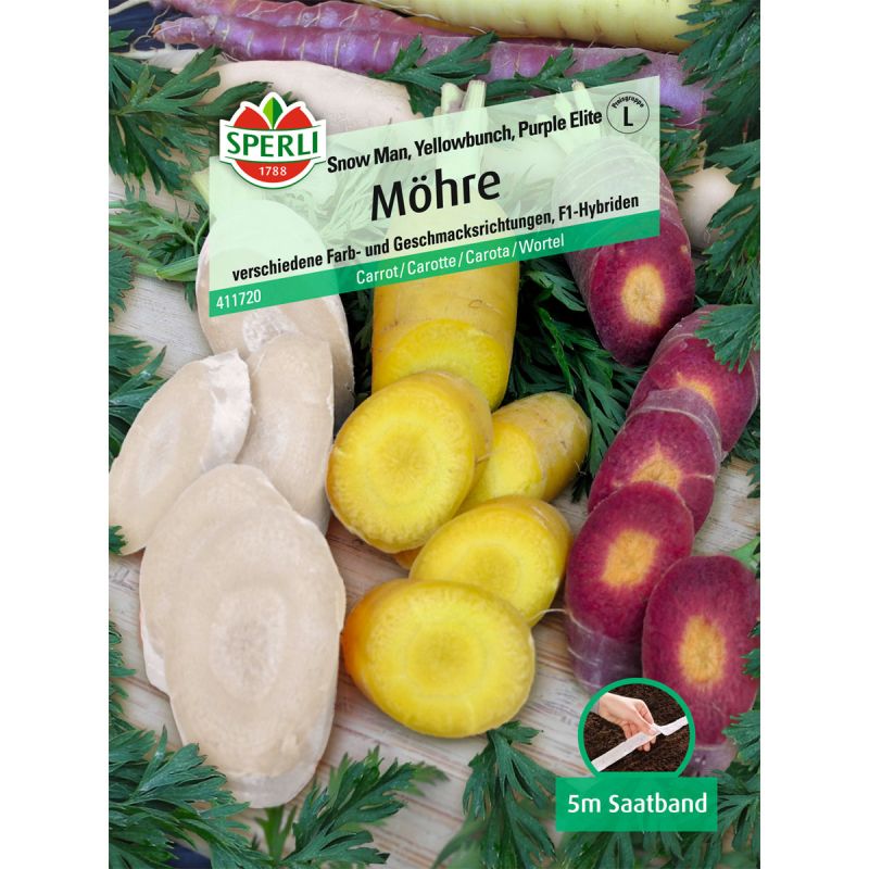 Sperli Möhren Sortiment 2 Saatband Version 2