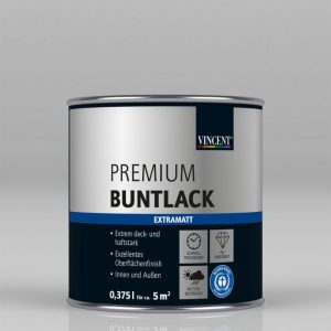 Vincent Premium Buntlack RAL 1015 Hellelfenbein matt 375 ml Vincent Premium Buntlack RAL 1015 Hellelfenbein matt 375 ml