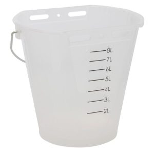 Tränkeeimer 8 L weiß-transparent