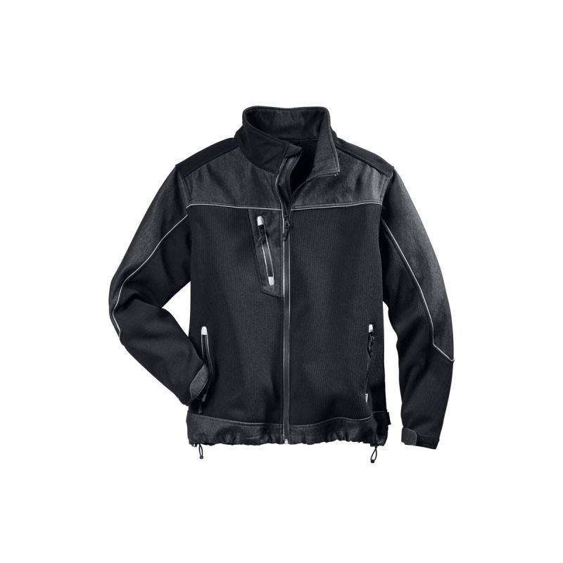 Scheibler Softshell Jacke Leno schwarz-anthrazit Größe XL