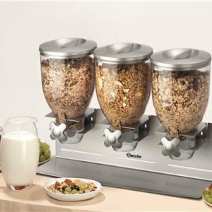 Bartscher 3-er Cerealienspender Müslispender Bartscher 3-er Cerealienspender Müslispender