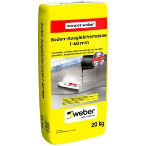 Boden-Ausgleichsmasse 1-40 mm 20 kg Boden-Ausgleichsmasse 1-40 mm 20 kg