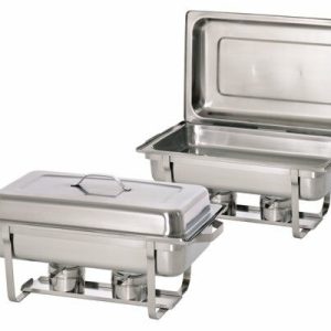 2x Chafing Dish, 1/1GN, Twin Pack Set 2x Chafing Dish, 1/1GN, Twin Pack Set